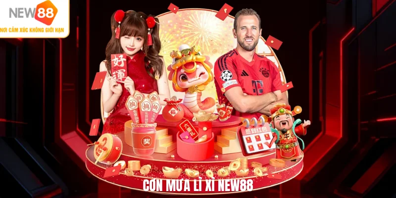 Cơn mưa lì xì NEW88